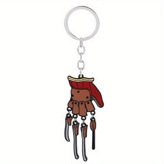 Kids Skull Hand Claw Keychain Backpack Pendant Halloween Accessories