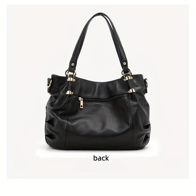 Women's Leather Shoulder Bag Large Capacity Crossbody Bag for Daily
