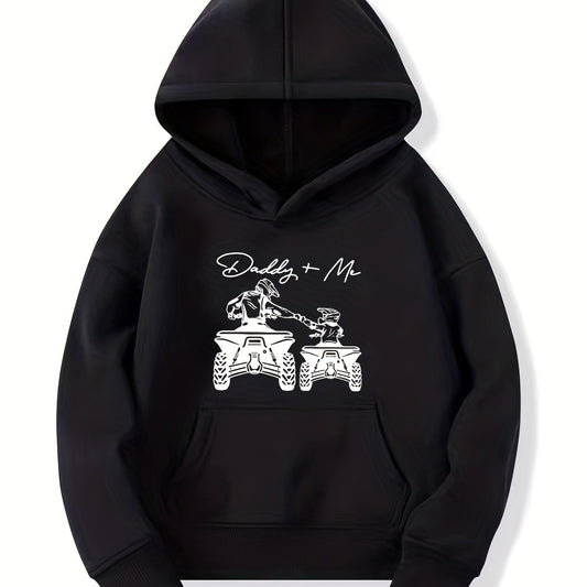Stylish Daddy Ride Boys Sweatshirt