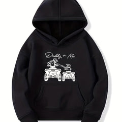 Stylish Daddy Ride Boys Sweatshirt