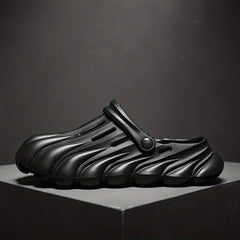 Men's Lightweight Comfy Garden Clogs Hollow Out Non Slip Shoes