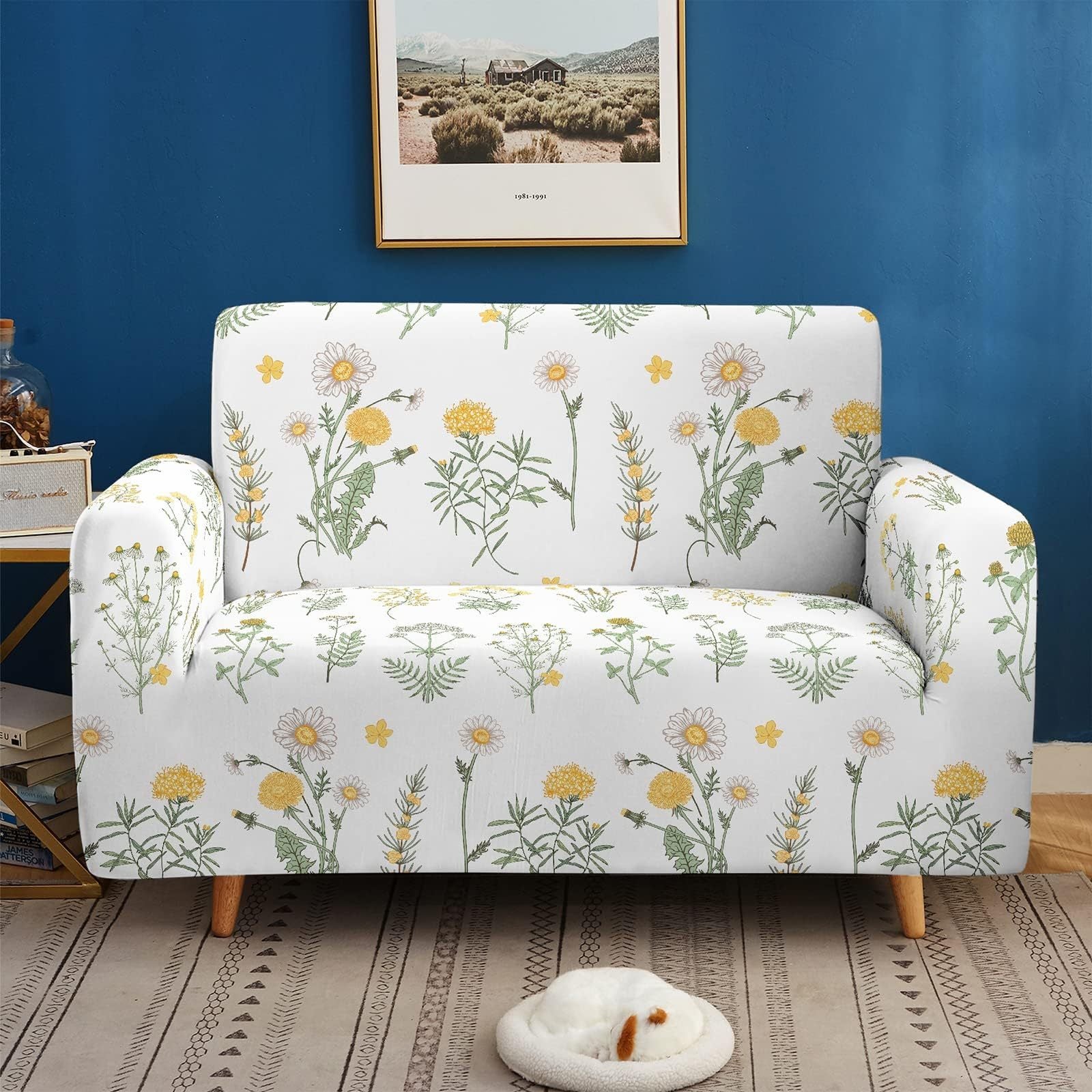 Floral Pattern Sofa Slipcover Universal Home Cover All Seasons