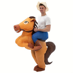 Halloween Horse Inflatable Costume Funny Cosplay Riding Inflatable Costume