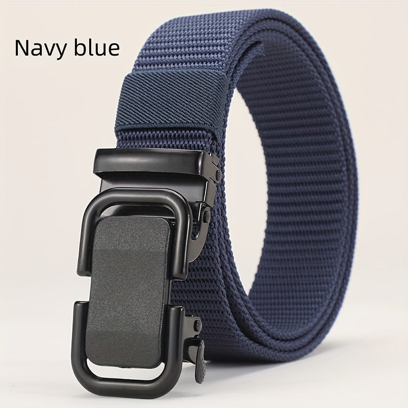 Men's Nylon Outdoor Casual Belt with Automatic Buckle