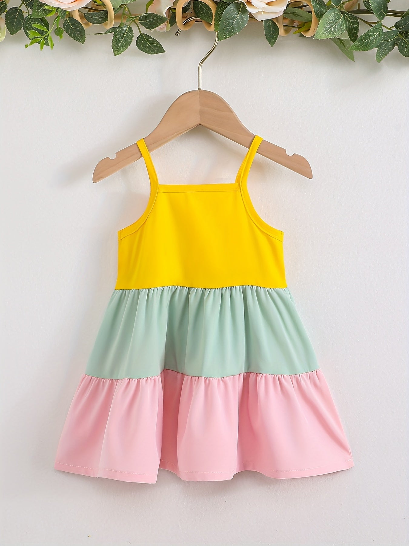 Baby Girls Sleeveless Cami Dress for Summer