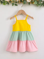 Baby Girls Sleeveless Cami Dress for Summer