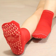 3 Pairs Self Heating Thermal Socks Warm Massage Women's Stockings