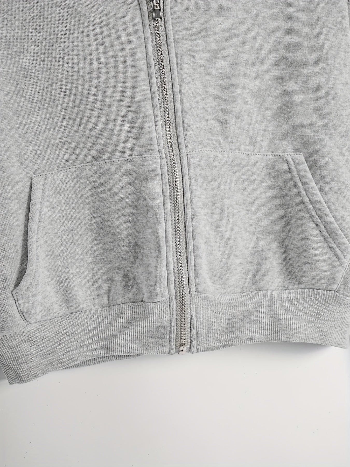 Solid Hooded Jacket Zip-Up Workout Outerwear