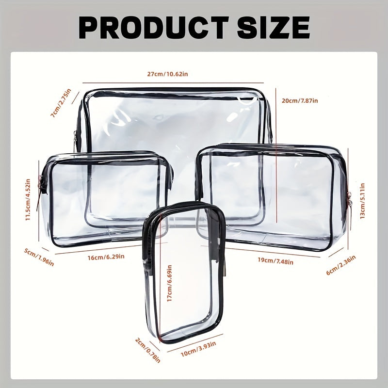 Transparent Hanging Beach Bag Organizer Waterproof Tote Travel Accessories