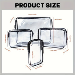 Transparent Hanging Beach Bag Organizer Waterproof Tote Travel Accessories