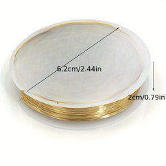 Brass Copper Wires Beading Wire For Jewelry Making Silver DIY Bracelet Necklace