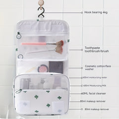Large Hanging Toiletry Bag for Travel with Sturdy Hook