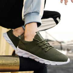 Men's Breathable Comfort Lace Up Casual Shoes Anti skid Sneakers