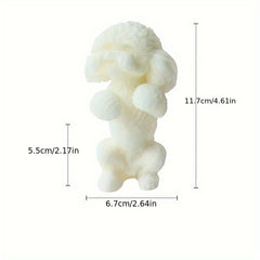 Teddy Candle Home Ornaments Photography Props Birthday Wedding Christmas