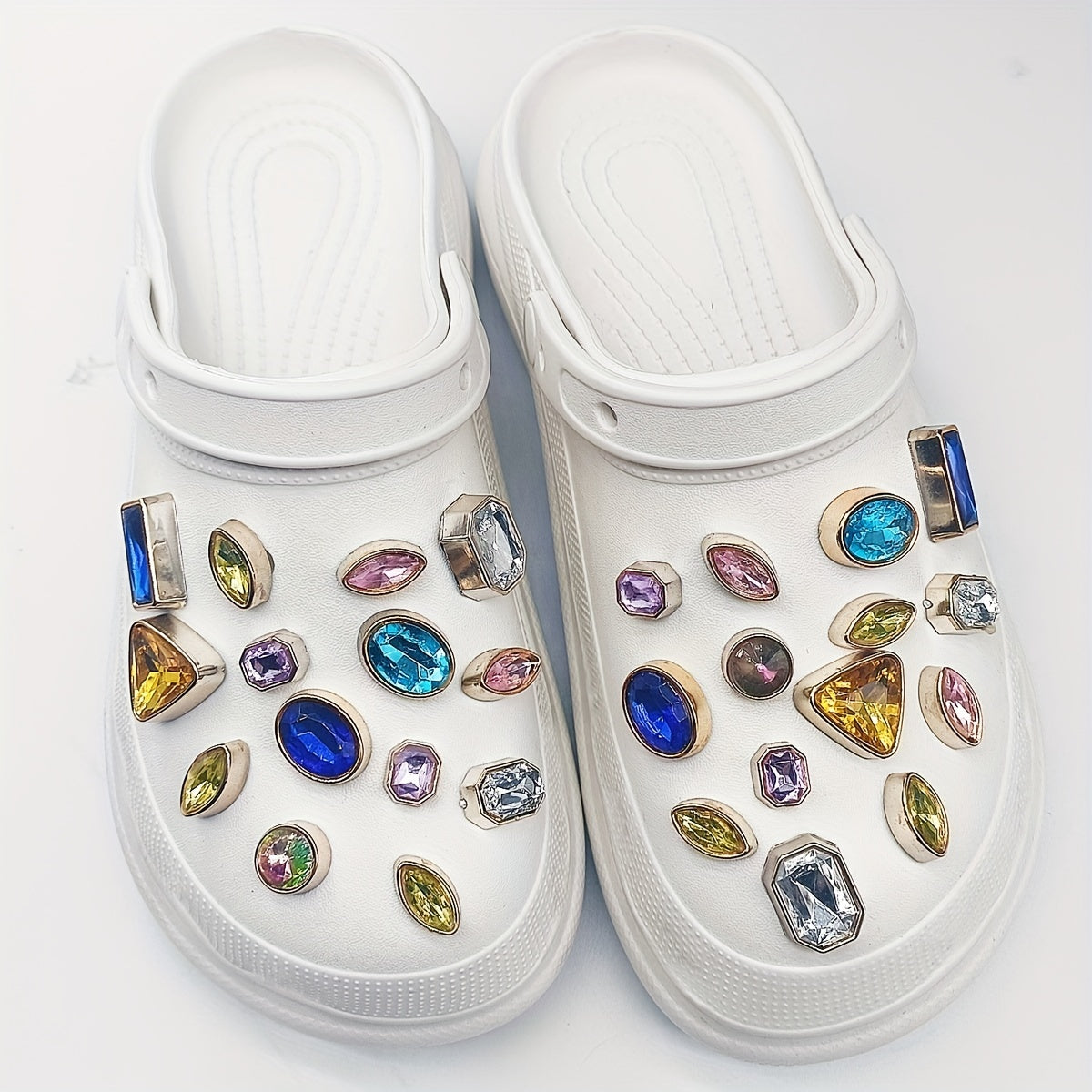 Colorful Rhinestone Shoe Decoration Set