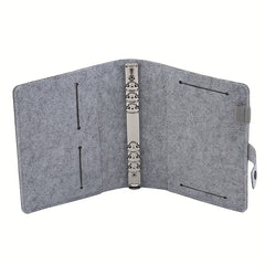 Felt Shell Binder A5 A6 Notebook Ring Binder Stationery Travel Journal