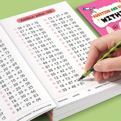 Math Workbook for Kids Ages 10-100 Halloween & Christmas Gift