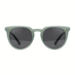 OUWEN Retro Round Polarized Sunglasses UV400 VF2222