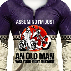 Pattern Men's Casual Comfy Long Sleeve Shirt for Autumn