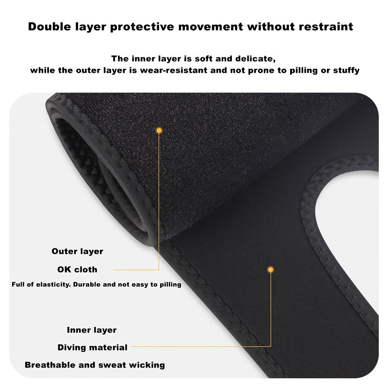 Neoprene Thigh Protector for Sports and Muscle Tension Prevention