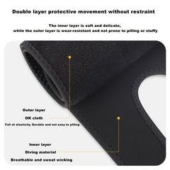 Neoprene Thigh Protector for Sports and Muscle Tension Prevention