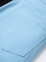 Slim Fit Stretch Denim Jeans Men's Casual Street Style Pants