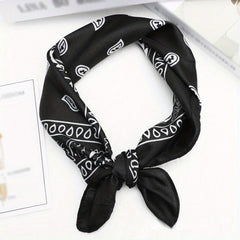 Paisley Bandana Scarf Polyester Head Wrap Beach Accessory Gift For Mom