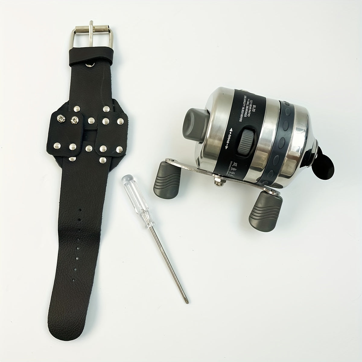 Stainless Steel Fishing Reel With Wrist Strap