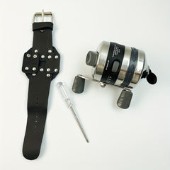 Stainless Steel Fishing Reel With Wrist Strap