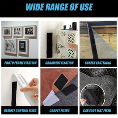 3x7cm Adhesive Hook and Loop Strip - 10/20Sets