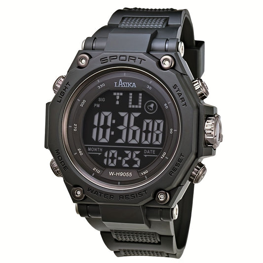 Kids' Digital Wristwatch with Backlight IPX7 TPU Strap