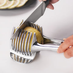 Stainless Steel Slicer for Tomatoes, Lemons, and Onions