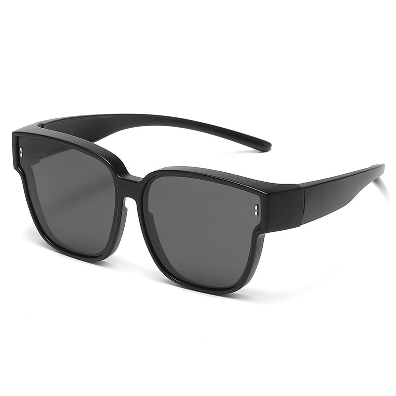 LJGOOD HD Polarized Sunglasses Myopia Driving Set Mirror
