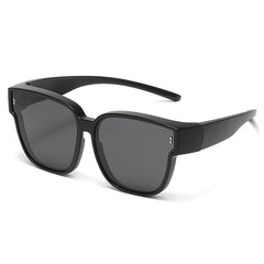 LJGOOD HD Polarized Sunglasses Myopia Driving Set Mirror