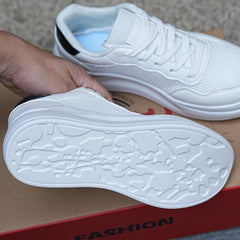 Breathable Mesh Skate Shoes Women's Low Top Sneakers