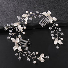 Twist Flower Hairband With Comb Headband Party Favor Decorations