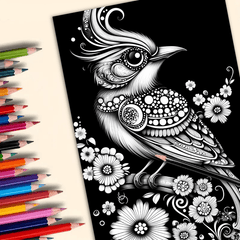 Relax Animal Coloring Book for Adults - Perfect Gift for Friends