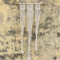 Macame Tassel Tapestry Flower Basket Plant Coat Hanger Wall Pendant