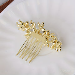 Faux Pearl Rhinestone Hair Comb Side Comb Head Jewelry Hair Accessories