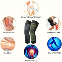 Extended Hook and Loop Fastener Wormwood Knee Pads Anti-collision Winter Sports