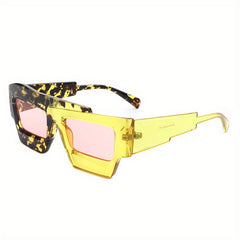 Y2K Irregular Frame Sunglasses Block Glasses UV400