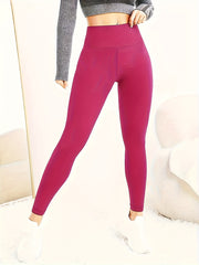 High Waist Butt Lifting Yoga Pants Skinny Tummy Control Sports Long P