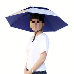 Waterproof Umbrella Hat for Fishing Hiking Golf Beach