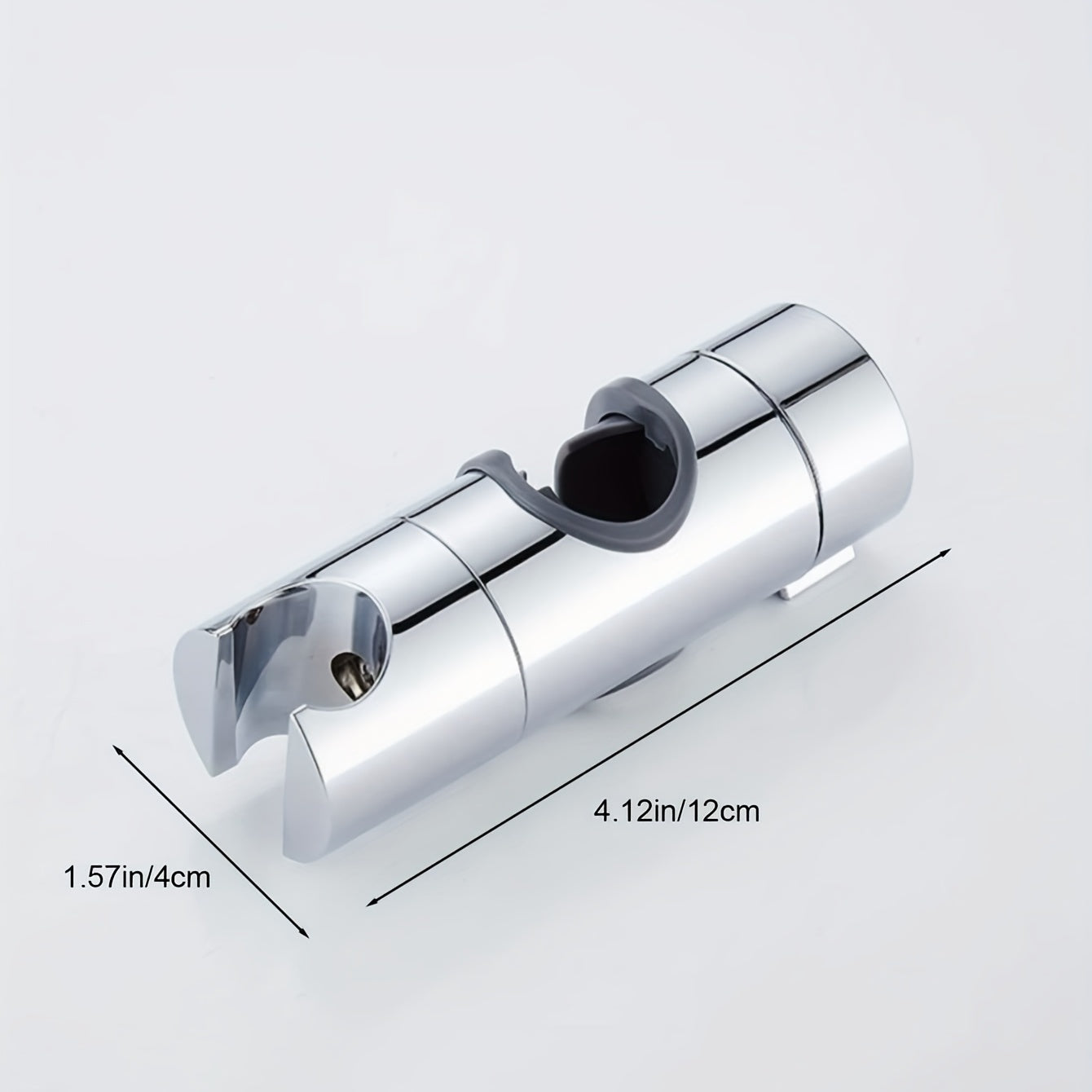 Adjustable Shower Head Holder Easy Install Securely Holds Bathroom Accessory