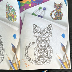 2pcs 28 5 20 Drawing Book Student Adult DIY Creative Graffiti Practice Puzzle