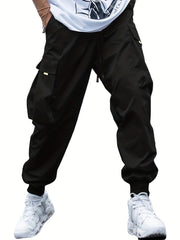 Classic Cargo Pants Men's Drawstring Loose Joggers