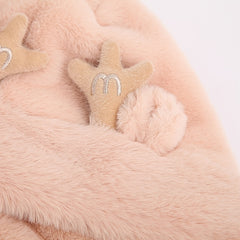 Christmas 3-In-1 Plush Animal Scarf Hat Mittens Set