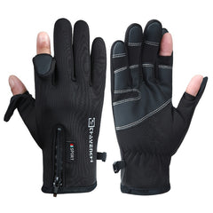 Men's Winter Touch Screen Warm Gloves Windproof Waterproof Velvet Gloves