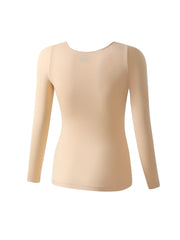 Women's Solid Thermal Underwear Long Sleeve Top