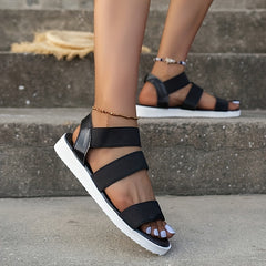 Women's Sporty Flat Sandals Open Toe Slip On Summer Sandals